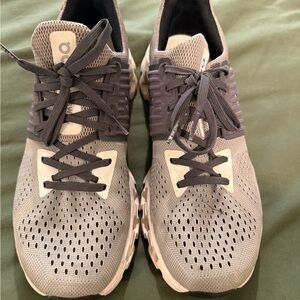 On Running Men's Black and Gray Athletic Shoes